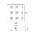 Верхній душ IMPRESE SQ300SS2 - Фото 1
